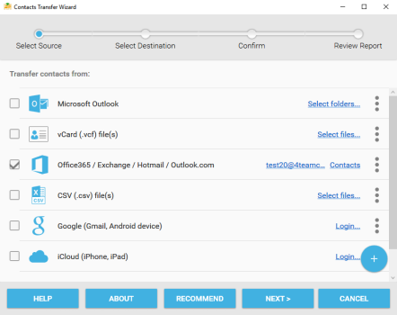 convert csv to vCard