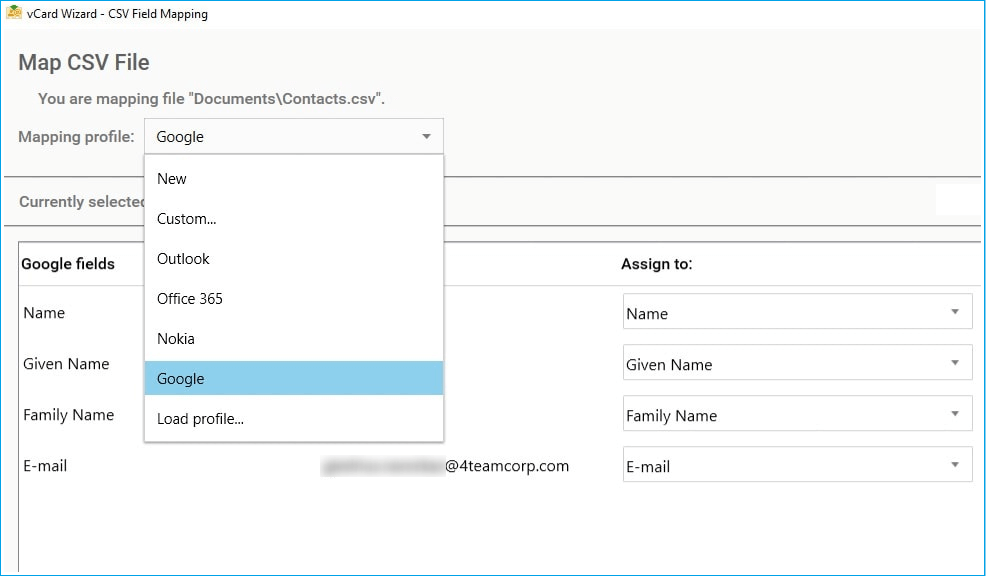 Advanced CSV Field Mapping Wizard