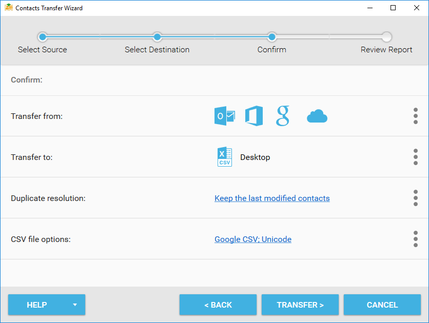 Convert VCF to Excel